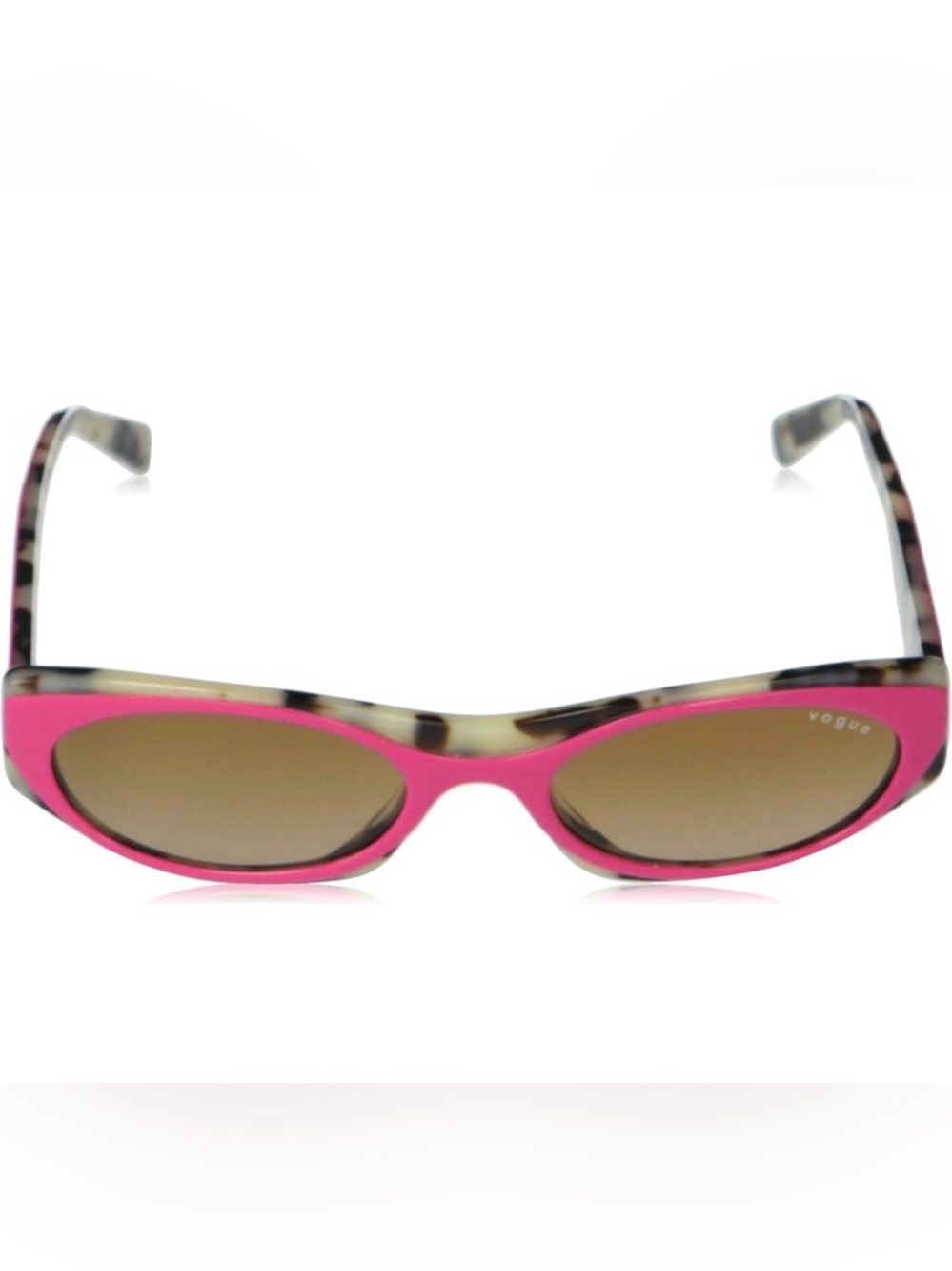 VOGUE Pink Tortoiseshell Cat-Eye Sunglasses